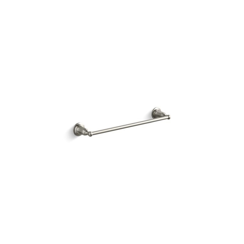 KOHLER K-13500-BN Kelston 18" Towel Bar In Vibrant Brushed Nickel