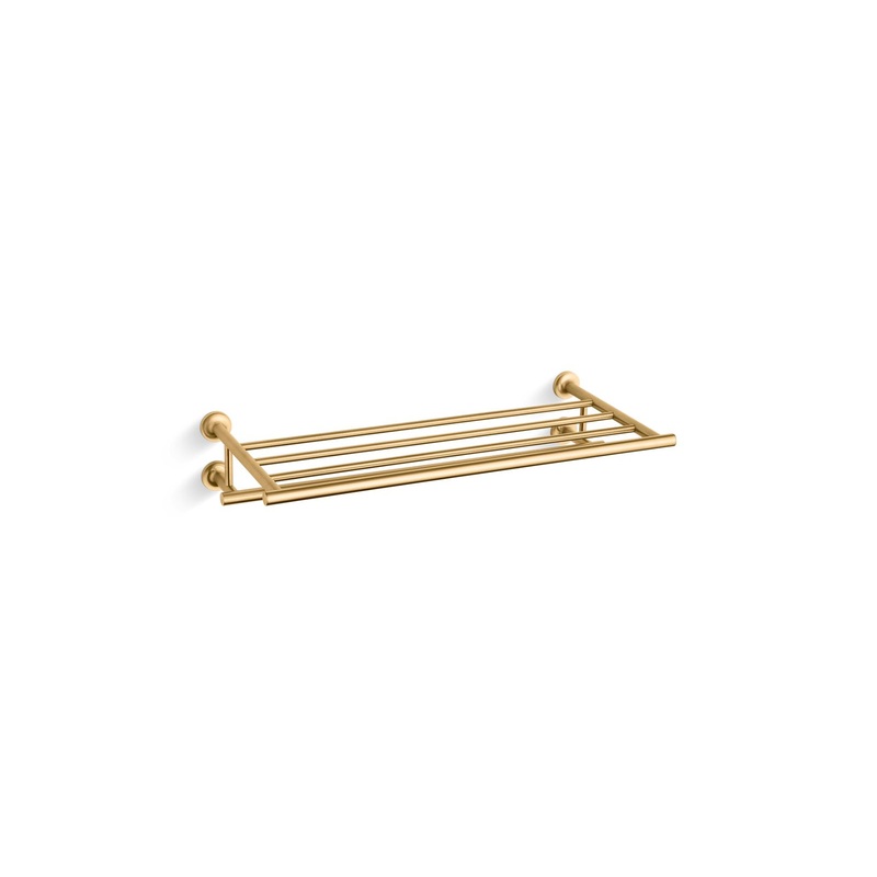 KOHLER K-14381-2MB Purist Hotelier In Vibrant Brushed Moderne Brass
