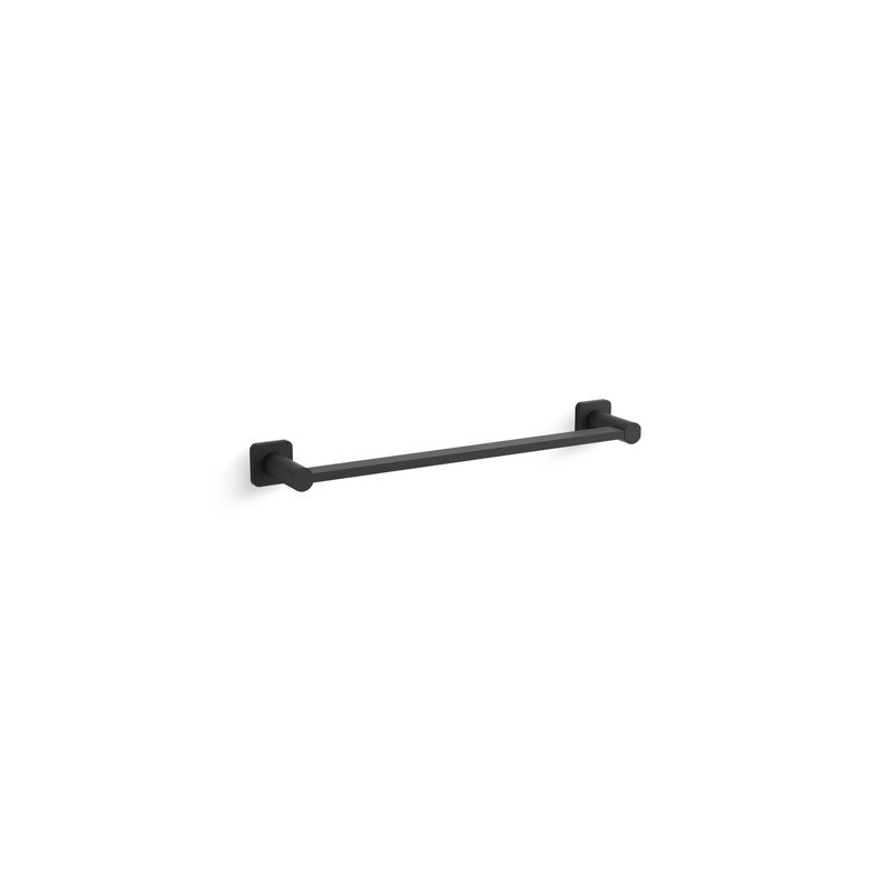 KOHLER K-23524-BL Parallel 18" Towel Bar In Matte Black