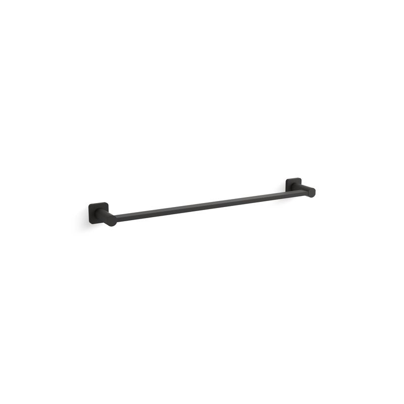 KOHLER K-23525-BL Parallel 24" Towel Bar In Matte Black