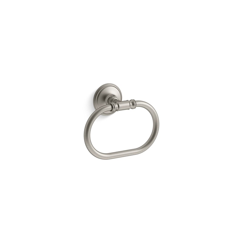 KOHLER K-26501-BN Eclectic Towel Arm In Vibrant Brushed Nickel