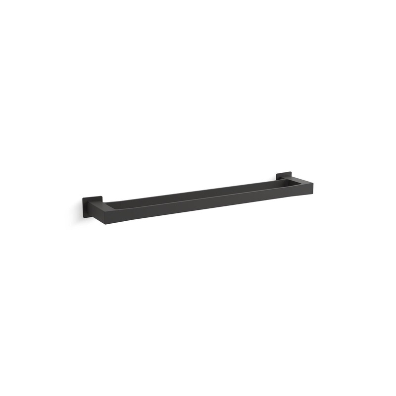 KOHLER K-26643-BL Honesty 24" Double Towel Bar In Matte Black