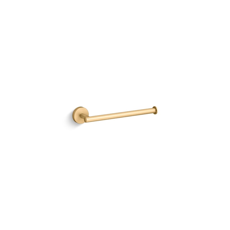 KOHLER K-27291-2MB Elate 9" Towel Arm In Vibrant Brushed Moderne Brass