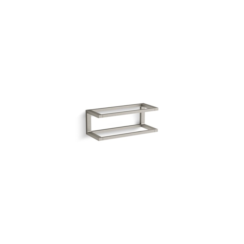 KOHLER K-27353-BN Draft 12" Towel Bar Frame In Vibrant Brushed Nickel