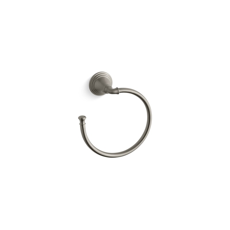 KOHLER K-10557-BN Devonshire Towel Ring In Vibrant Brushed Nickel