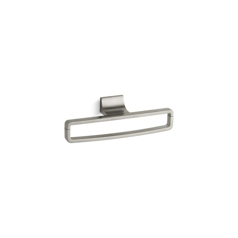 KOHLER K-11587-BN Loure Towel Ring In Vibrant Brushed Nickel