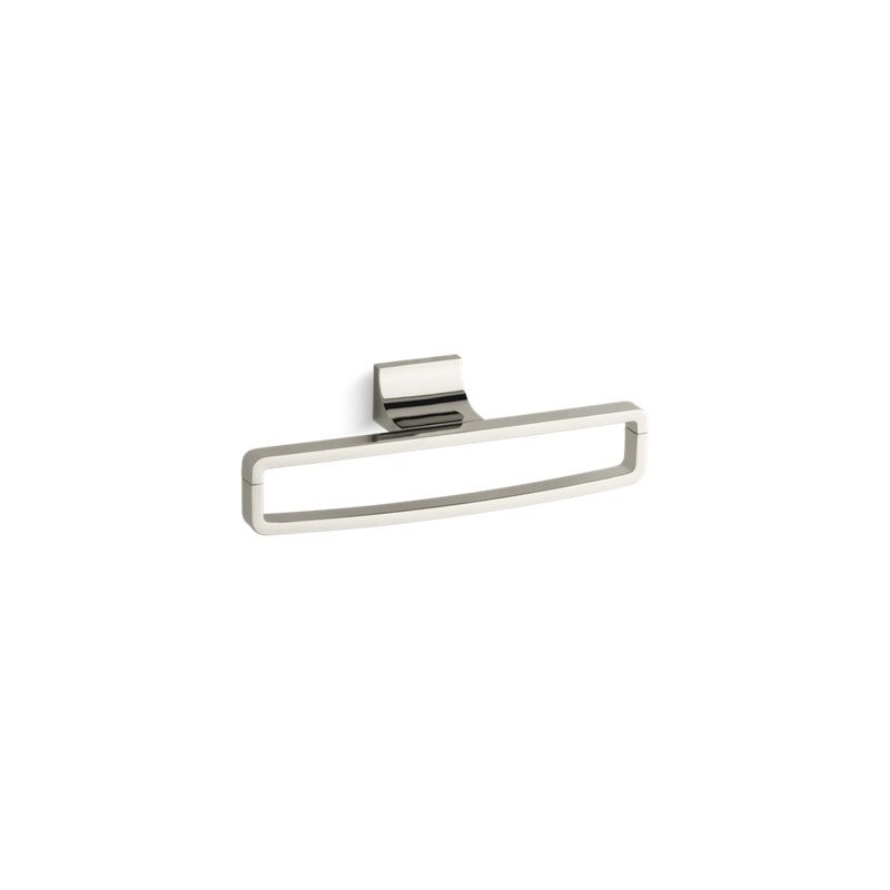 KOHLER K-11587-SN Loure Towel Ring In Vibrant Polished Nickel