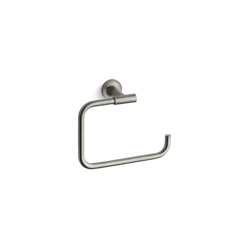 KOHLER K-14441-BN Purist Towel Ring In Vibrant Brushed Nickel