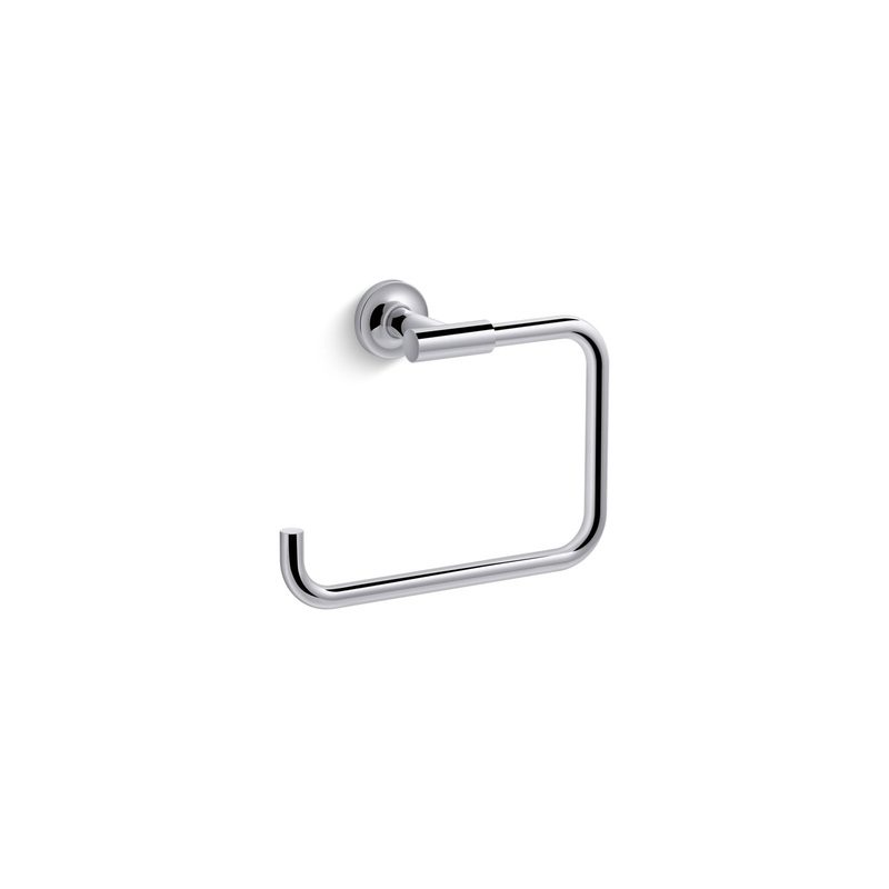KOHLER K-14441-CP Purist Towel Ring In Polished Chrome