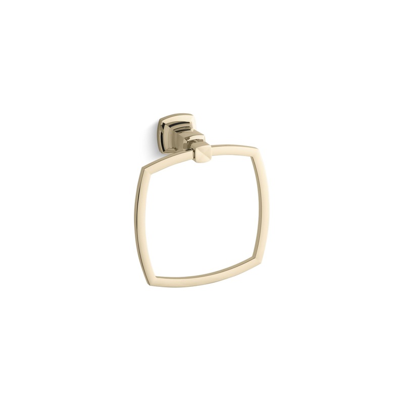 KOHLER K-16254-AF Margaux Towel Ring In Vibrant French Gold