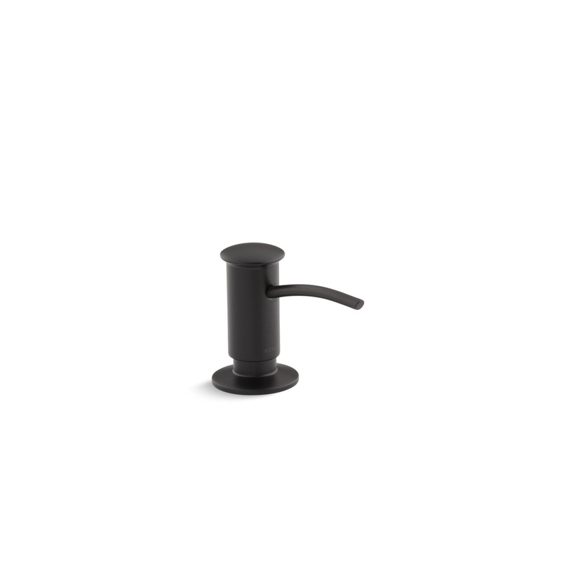 KOHLER K-1895-BL Contemporary Design Soap/Lotion Dispenser In Matte Black