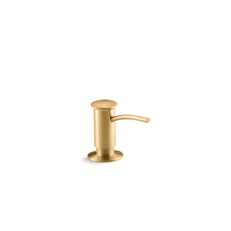 KOHLER K-1895-C-2MB Contemporary Design Soap/Lotion Dispenser In Vibrant Brushed Moderne Brass