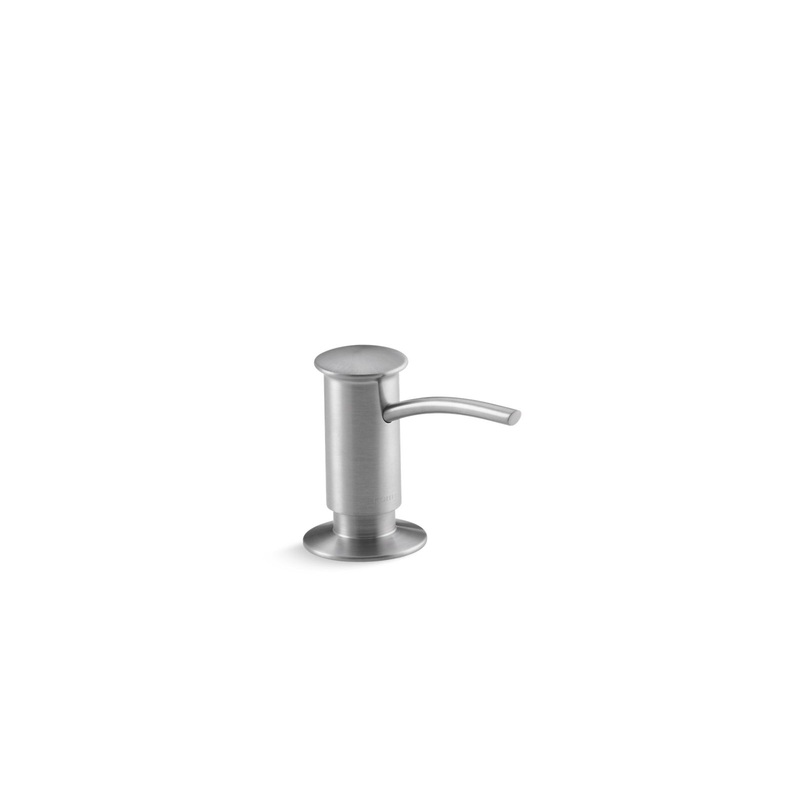 KOHLER K-1895-C-G Contemporary Design Soap/Lotion Dispenser In Brushed Chrome