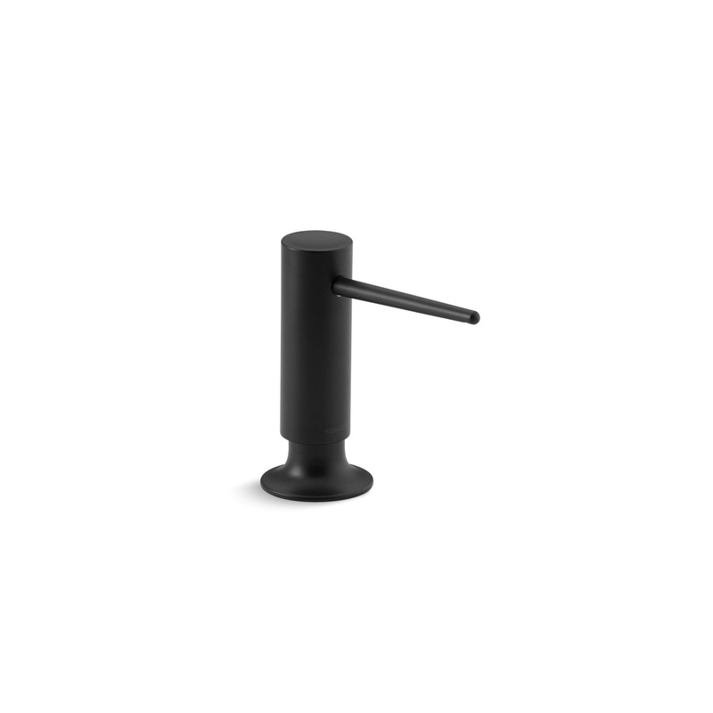KOHLER K-1995-BL Contemporary Design Soap/Lotion Dispenser In Matte Black