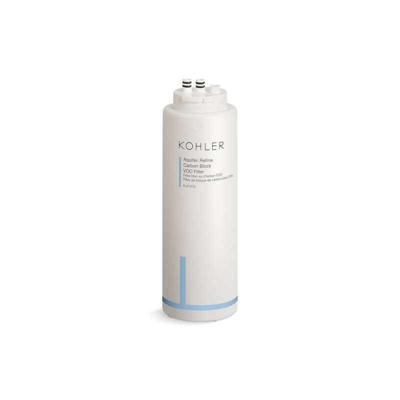 KOHLER K-21373-NA Aquifer Refine Carbon Block Voc Replacement Filter