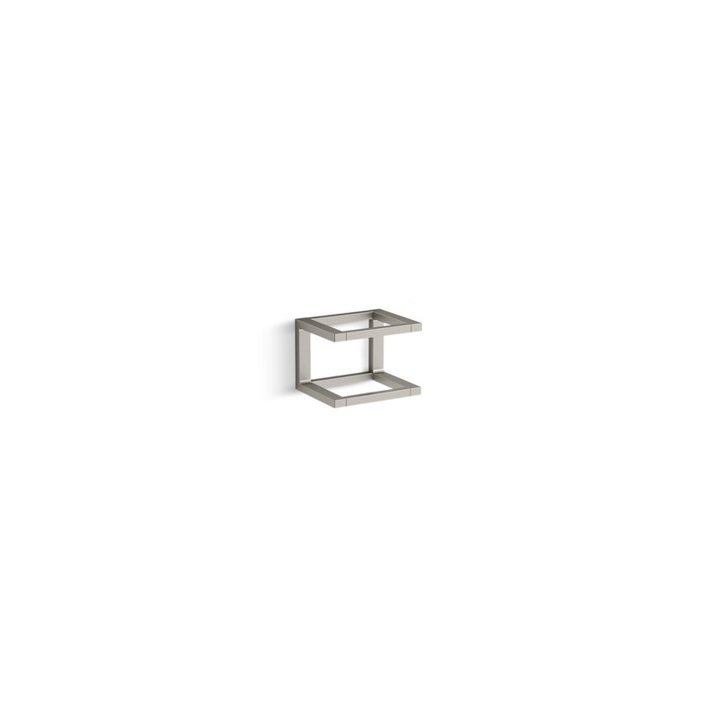 KOHLER K-27354-BN Draft 6" Towel Bar Frame In Vibrant Brushed Nickel
