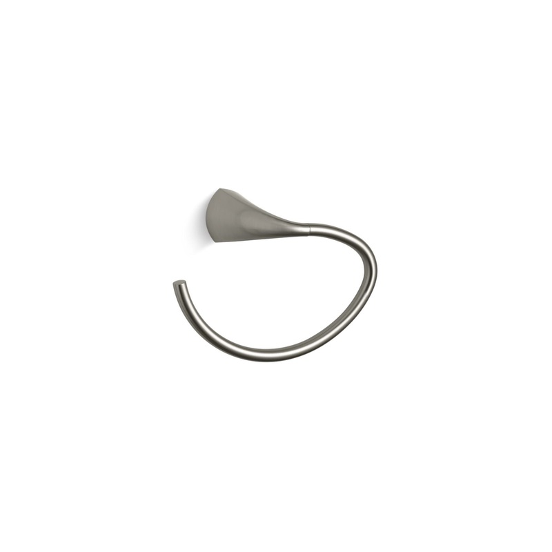 KOHLER K-37057-BN Alteo Towel Ring In Vibrant Brushed Nickel