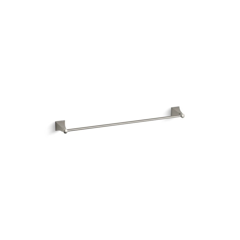 KOHLER K-486-BN Memoirs Stately 24" Towel Bar In Vibrant Brushed Nickel
