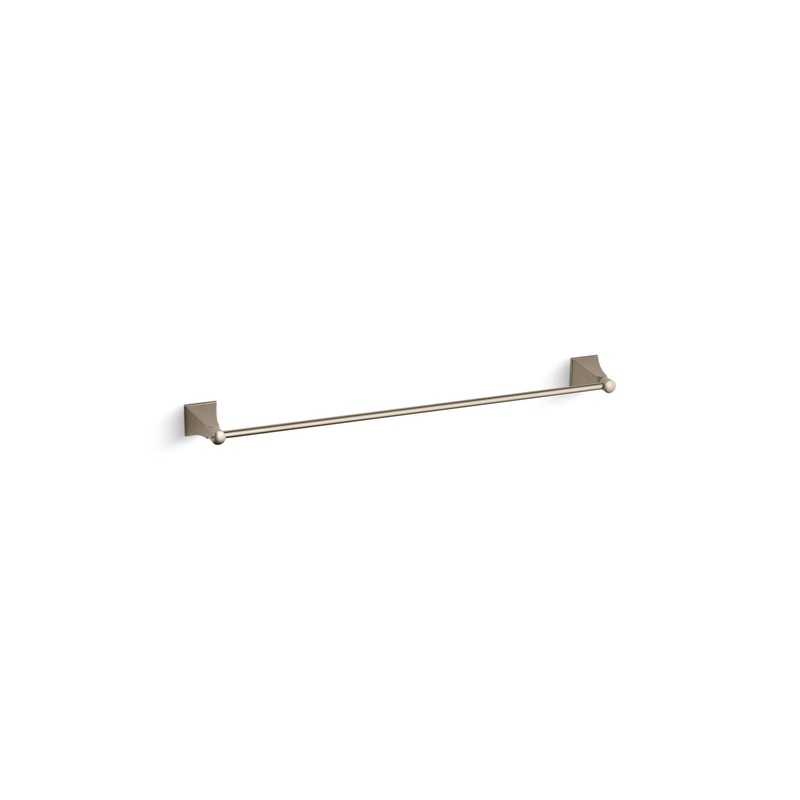 KOHLER K-486-BV Memoirs Stately 24" Towel Bar In Vibrant Brushed Bronze