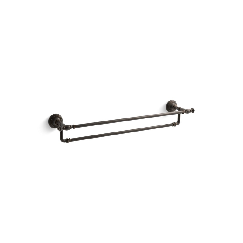 KOHLER K-72570-2BZ Artifacts 24" Double Towel Bar In Oil-Rubbed Bronze