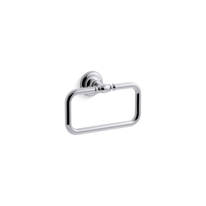 KOHLER K-72571-CP Artifacts Towel Ring In Polished Chrome