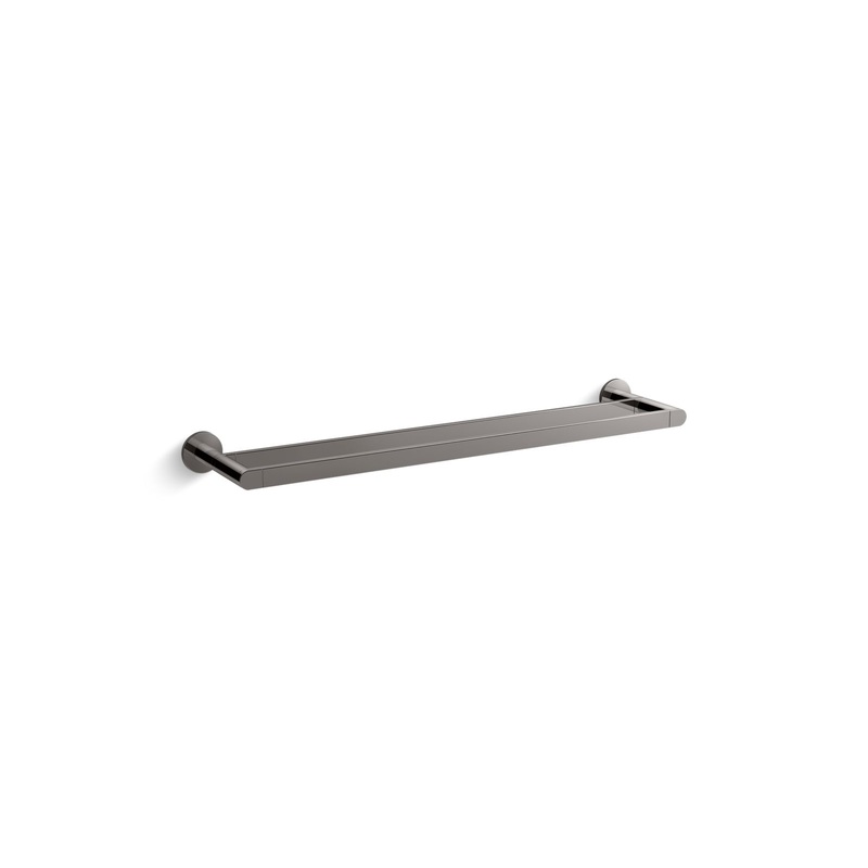 KOHLER K-73144-TT Composed 24" Double Towel Bar In Vibrant Titanium