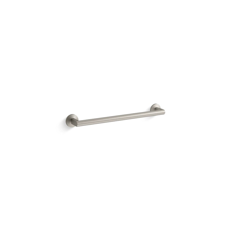 KOHLER K-78372-BN Components 18" Towel Bar In Vibrant Brushed Nickel
