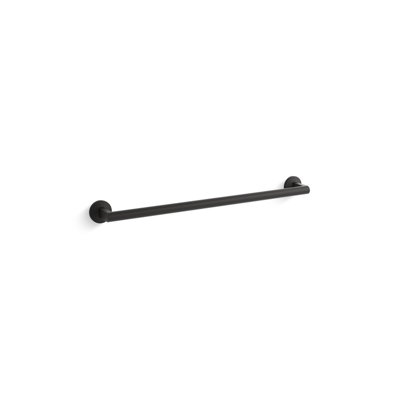 KOHLER K-78373-BL Components 24" Towel Bar In Matte Black