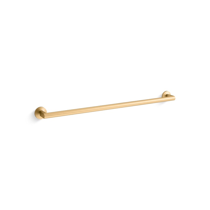 KOHLER K-78374-2MB Components 30" Towel Bar In Vibrant Brushed Moderne Brass