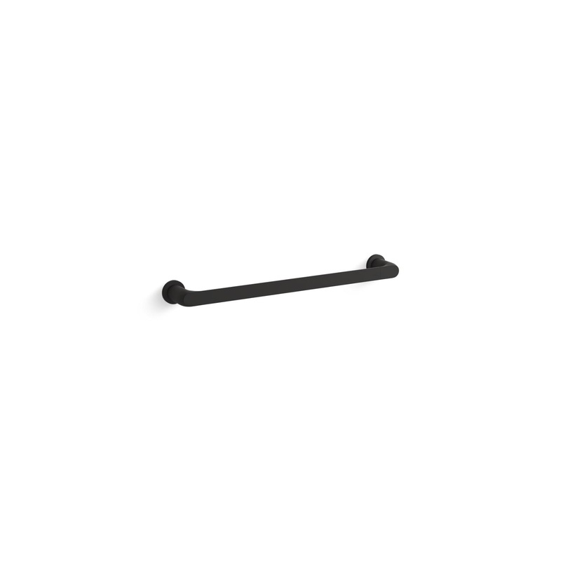 KOHLER K-97494-BL Avid 18" Towel Bar In Matte Black
