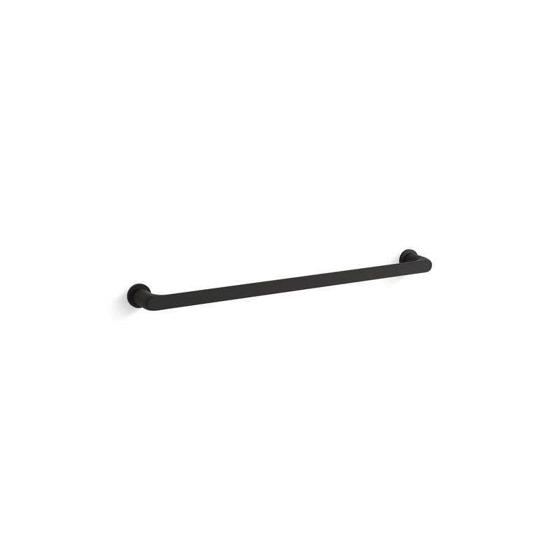 KOHLER K-97495-BL Avid 24" Towel Bar In Matte Black