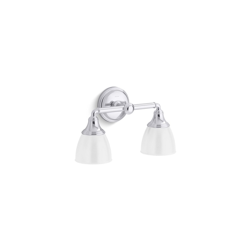 KOHLER K-10571-CPL Devonshire Two-Light Sconce In Polished Chrome