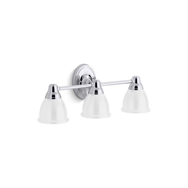 KOHLER K-11367-CPL Forte Three-Light Sconce In Polished Chrome