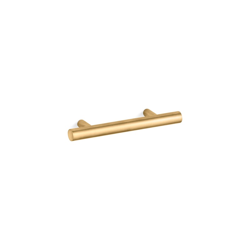 KOHLER K-14485-2MB Purist 3" Cabinet Pull In Vibrant Brushed Moderne Brass