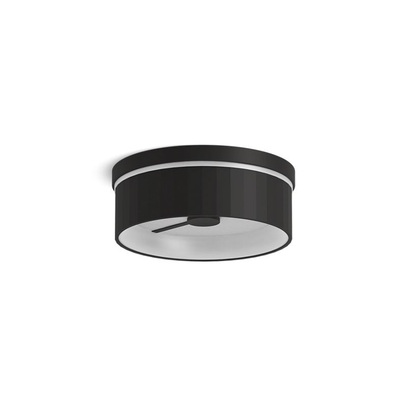KOHLER K-22518-FMLED-BLL Simpalo 15" Led Flush-Mount In Matte Black