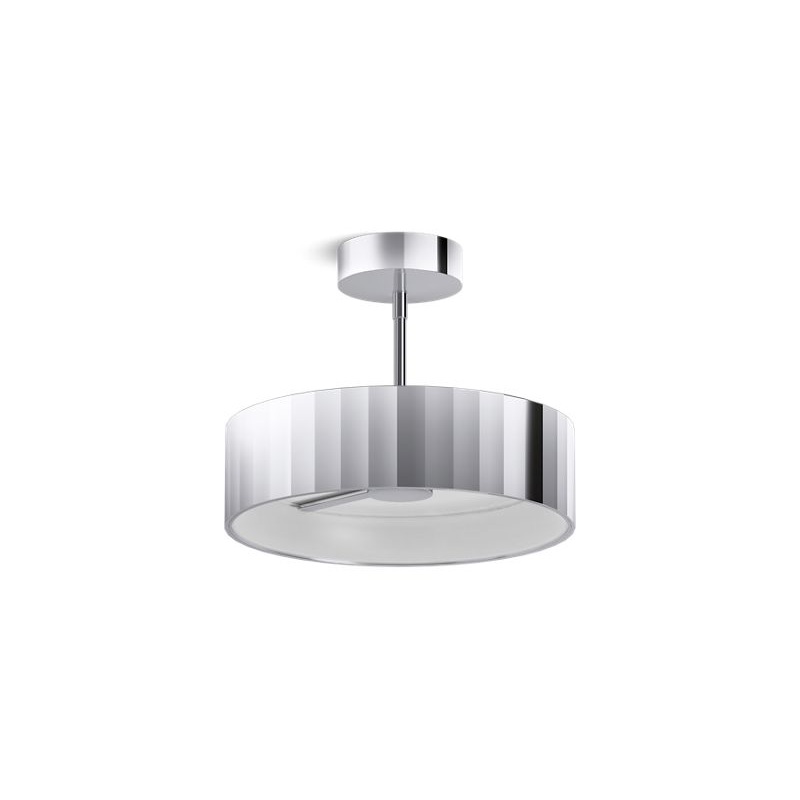 KOHLER K-22521-SFLED-CPL Simpalo 14" Led Semi-Flush In Polished Chrome