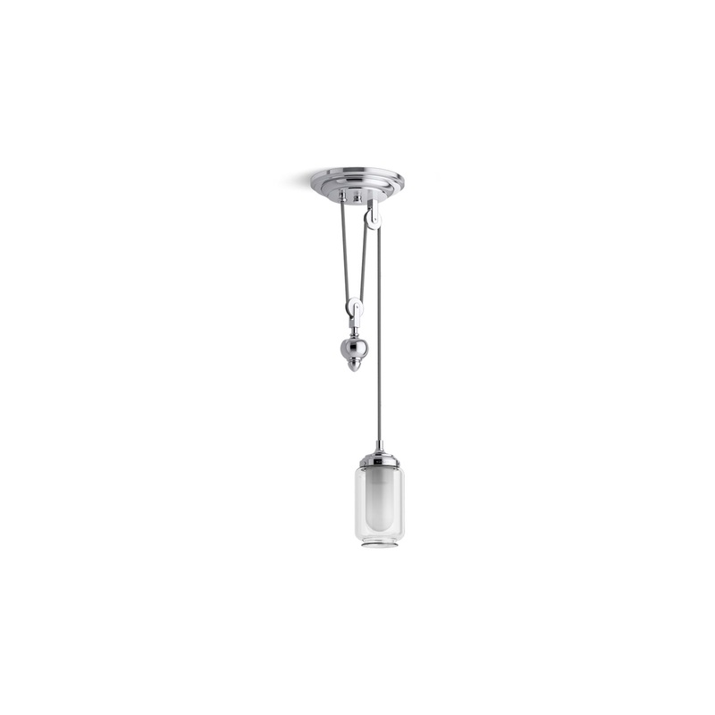 KOHLER K-22654-PE01-CPL Artifacts 4" Adjustable Pendant In Polished Chrome