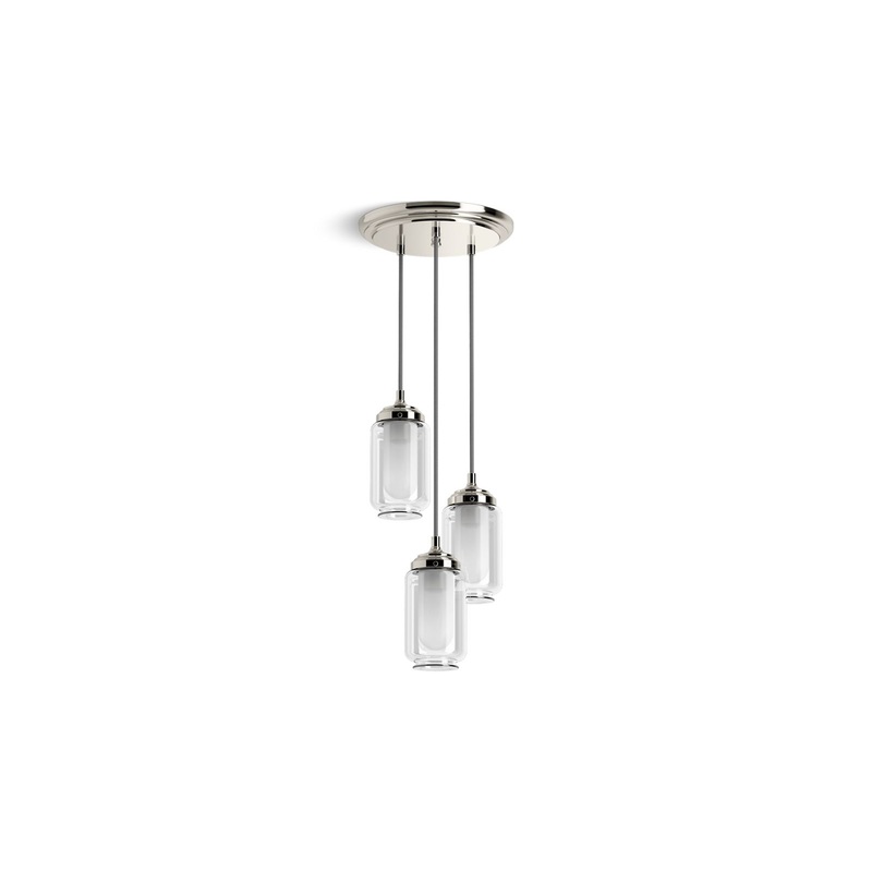 KOHLER K-22655-PE03-SNL Artifacts 11" Pendant In Polished Nickel