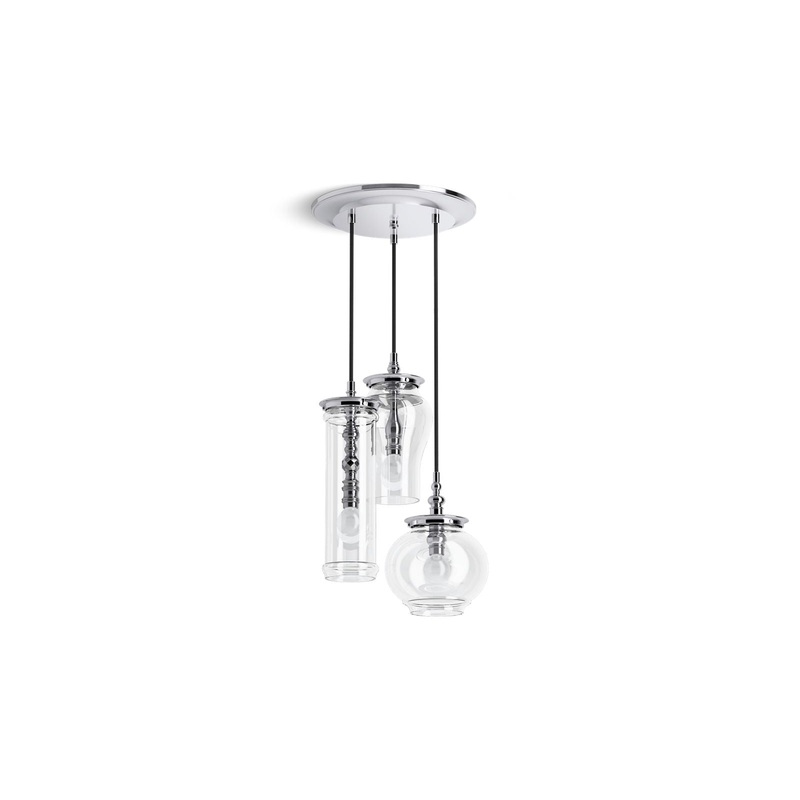 KOHLER K-23341-PE03-CPL Damask 12" Pendant In Polished Chrome