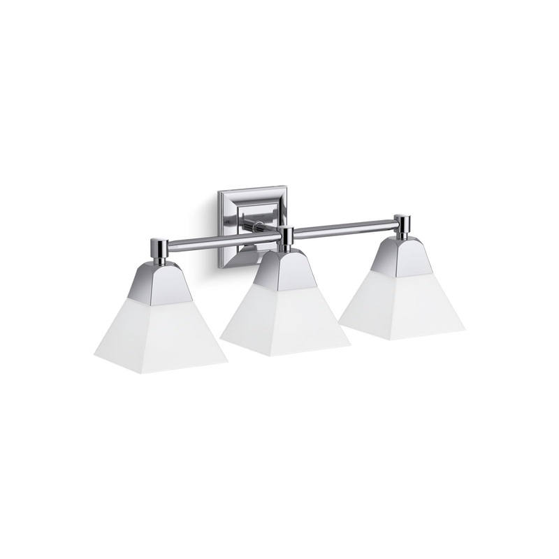 KOHLER K-23688-BA03-CPL Memoirs Three-Light Sconce In Polished Chrome