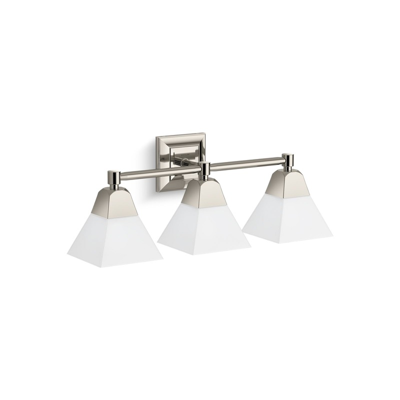 KOHLER K-23688-BA03-SNL Memoirs Three-Light Sconce In Polished Nickel