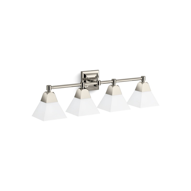 KOHLER K-23689-BA04-SNL Memoirs Four-Light Sconce In Polished Nickel