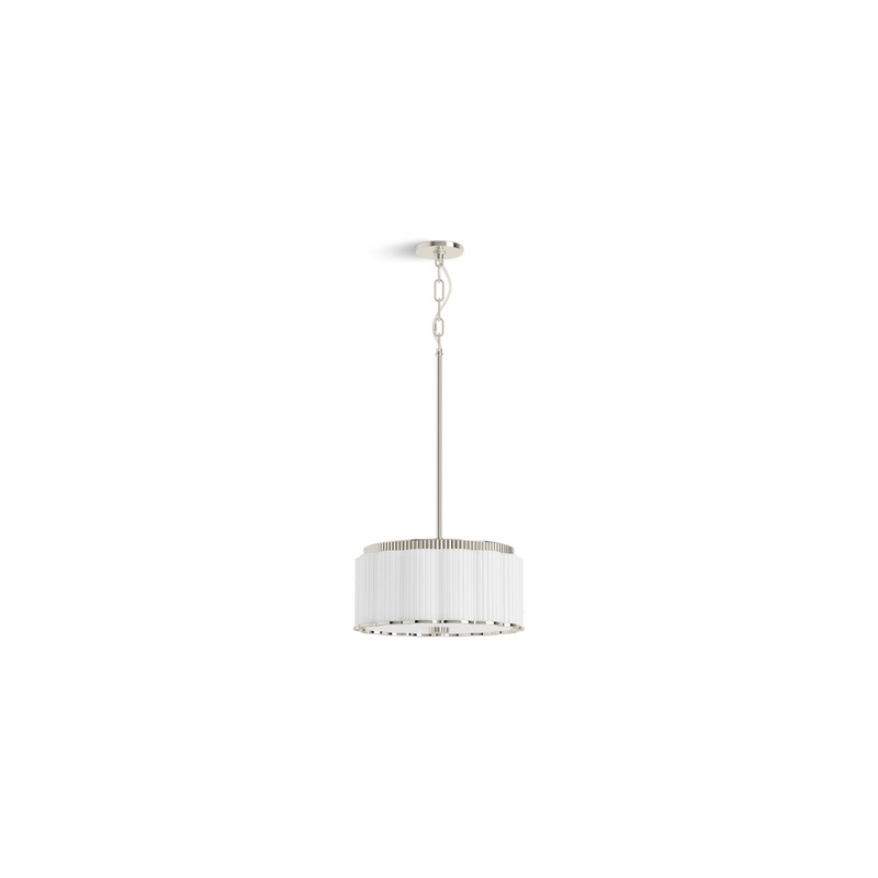 KOHLER K-27439-PE03-SNL Tresdoux 16" Pendant In Polished Nickel