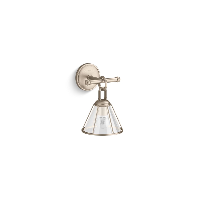 KOHLER K-27741-SC01-BVL Terret One-Light Sconce In Brushed Bronze