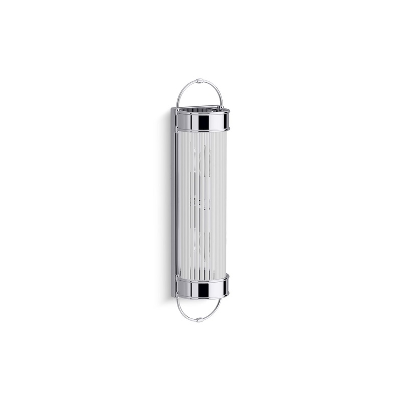 KOHLER K-27752-SC02-CPL Terret Two-Light Bath Bar In Polished Chrome