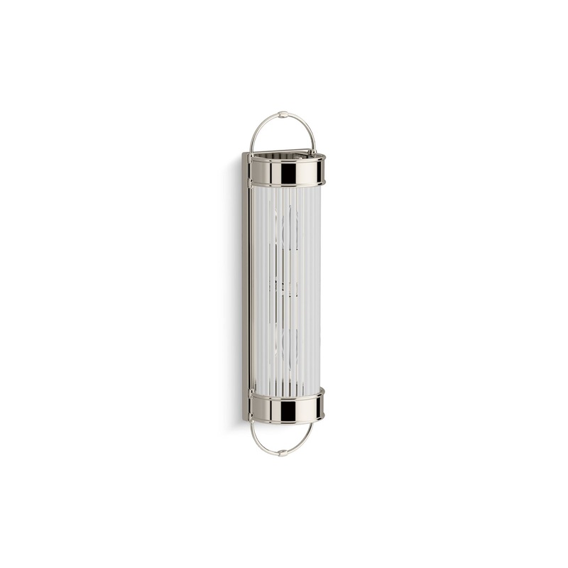 KOHLER K-27752-SC02-SNL Terret Two-Light Bath Bar In Polished Nickel