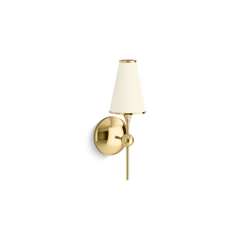 KOHLER K-27858-SC01-2PL Parohn One-Light Sconce In Polished Brass