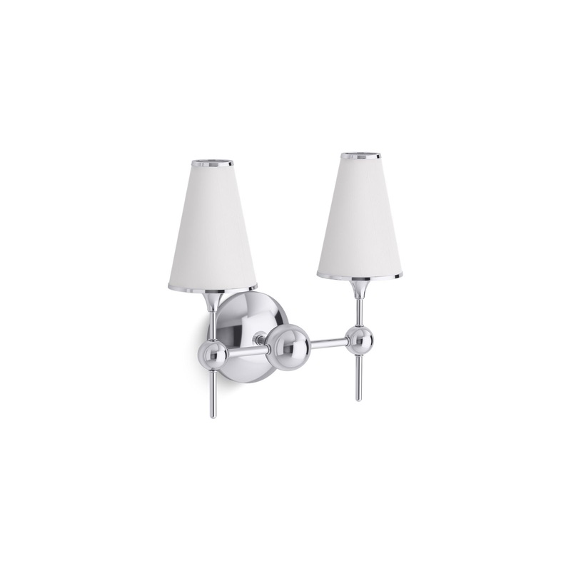 KOHLER K-27860-SC02-CPL Parohn Two-Light Sconce In Polished Chrome