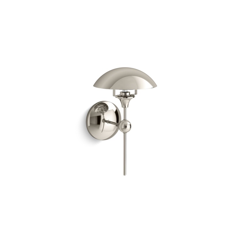KOHLER K-27944-SC01-SNL Vorleigh One-Light Sconce In Polished Nickel