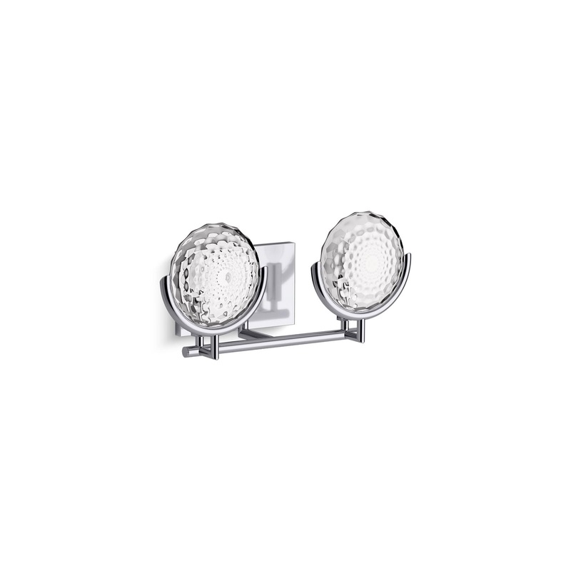KOHLER K-29376-SC02B-CPL Arendela Two-Light Sconce In Polished Chrome